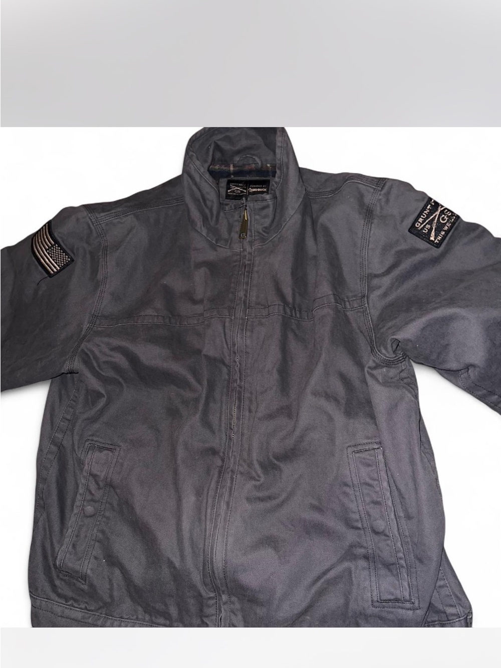 Grunt Style Men's Charcoal Tactical Field Jacket